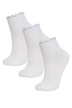 GİRL 3 PİECE COTTON SOCKS