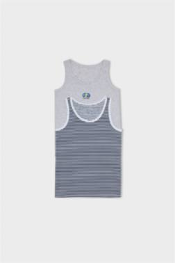 BOY 2 PİECE REGULAR FİT COTTON TANK TOP
