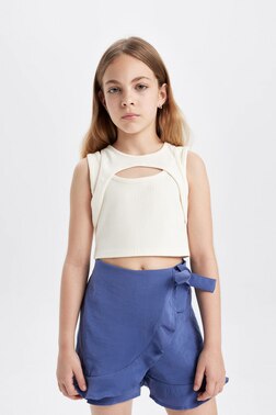 GIRL CREW NECK UNDERSHIRT