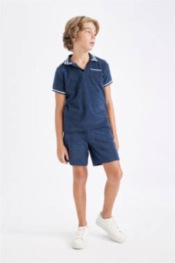 BOY TOWEL FABRİC SHORTS