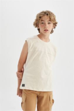 BOY BOY CREW NECK SLEEVELESS T-SHİRT