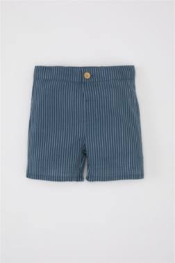 BABY BOY REGULAR FİT STRİPED SHORTS