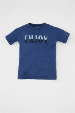 BABY BOY PRİNTED SHORT SLEEVE T-SHİRT