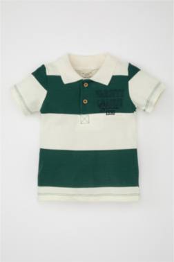 T-SHIRT POLO À MANCHES COURTES IMPRIMÉ POUR BÉBÉ GARÇON