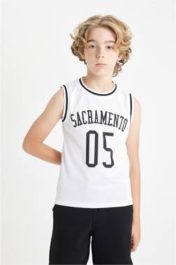 BOY BOY CREW NECK SLEEVELESS T-SHİRT