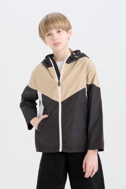 BOY HOODED WATERPROOF RAİNCOAT
