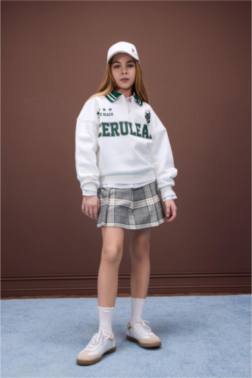 KIZ ÇOCUK KARELİ PİLELİ ETEK