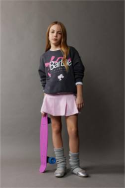 KIZ ÇOCUK PİLELİ GABARDİN ETEK