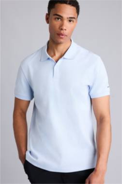 SLİM FİT PİQUE SHORT SLEEVE POLO T-SHİRT