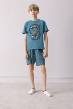 سيت بجامة ولادي قصة عادية - قطعتين