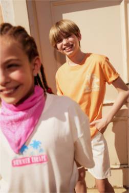 BOY REGULAR FİT CREW NECK PRİNTED T-SHİRT