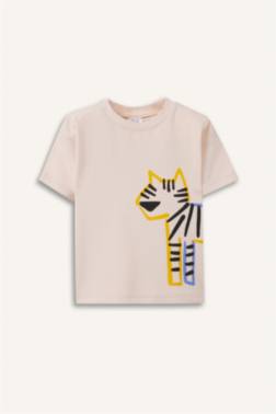 تيشيرت بيبي ولادي نص ردن قصة عادية بياخة مستديرة