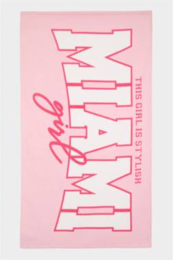 منشفة بحر بناتي منسوج