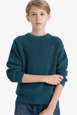 BOY REGULAR FİT CREW NECK PULLOVER
