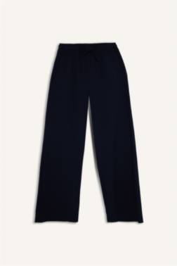 WİDE LEG ÇİFT CEPLİ NORMAL BEL STANDART BOY PANTOLON