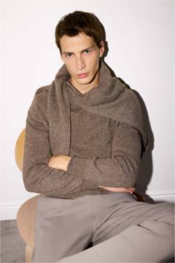 STANDART FİT BİSİKLET YAKA TRİKO KAZAK