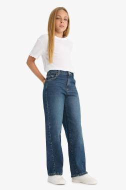 GİRL BALLOON FİT WİDE LEG JEANS