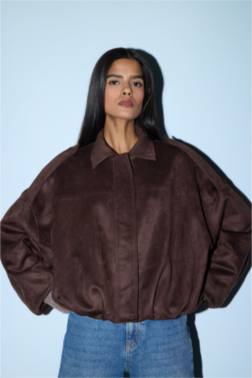 SU GEÇİRMEZ REGULAR FIT SÜET MONT