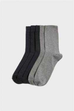 KADIN 5'Lİ PAMUKLU UZUN ÇORAP