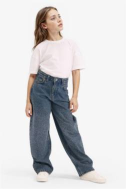 بنطرون جينز باجي وايد ليج