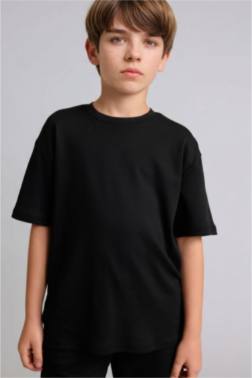 BOY OVERSİZE FİT CREW NECK T-SHİRT