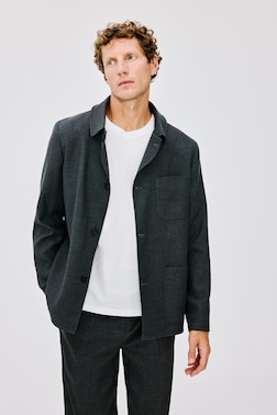 REGULAR FIT PAMUK ASTARLI BLAZER CEKET