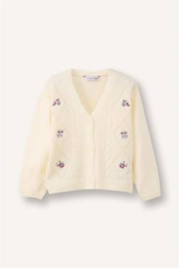 CARDIGAN BRODÉ POUR BÉBÉ FILLE
