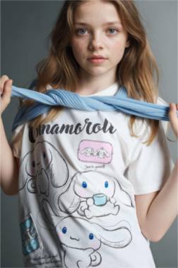 T-SHIRT HELLO KITTY COUPE DÉCONTRACTÉE POUR FILLE