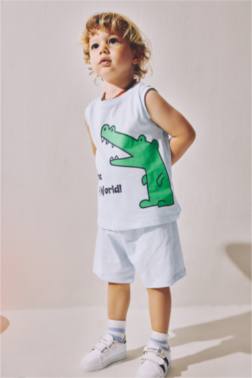 BABY BOY 2 PİECE REGULAR FİT ANİMAL SET