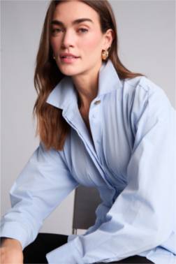 FITTED POPLİN GÖMLEK