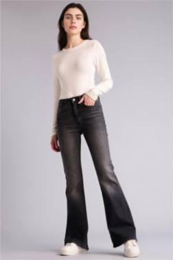 MİA FLARE FIT YÜKSEK BEL JEAN PANTOLON