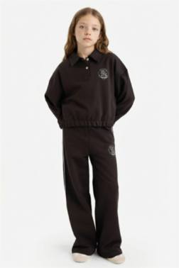 سيت بناتي سويت شيرت وبنطلون بجامة - قطعتين