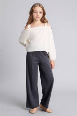 ENSEMBLE TOP À MANCHES LONGUES ET PANTALON POUR FILLE