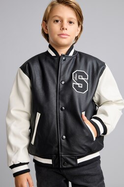 BOY TAFFETA BOMBER JACKET