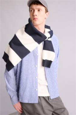 BOXY FIT KRİNKIL UZUN KOLLU GÖMLEK