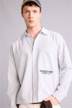 BOXY FIT UZUN KOLLU GÖMLEK