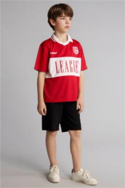 SHORT EN TİSSU GAUFRÉ POUR GARÇON