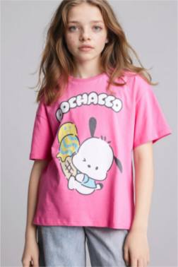 GİRL OVERSİZE FİT SHORT SLEEVE T-SHİRT