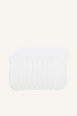 MAN 10 PIECE COTTON ANKLE SOCKS