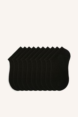 MAN 10 PIECE COTTON SNEAKER SOCKS