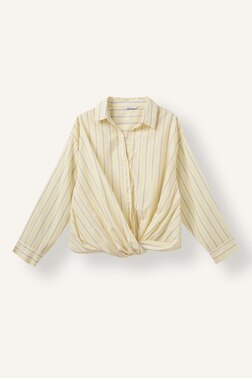 REGULAR FIT LINEN BLENDED LONG SLEEVE SHIRT