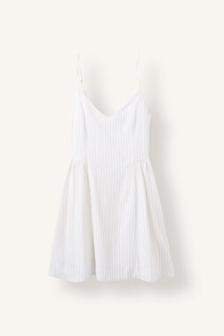 POPLIN MIDI DRESS