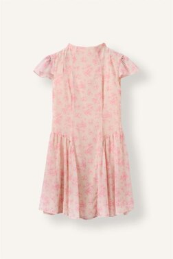 CHIFFON MINI DRESS
