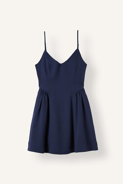 LINEN BLENDED MINI DRESS