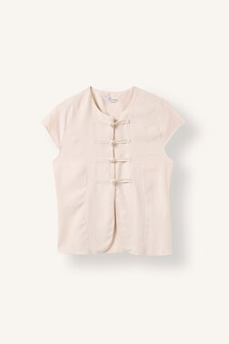 SLIM FIT LINEN BLENDED