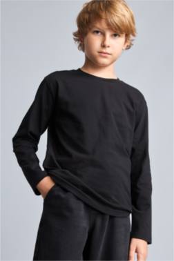 REGULAR FİT LONG SLEEVE T-SHİRT