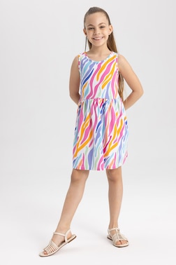 REGULAR FIT COTTON DRESS