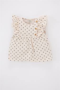 BABY GİRLS POPLİN SHORT SLEEVE SHİRT