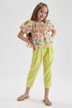 GİRLS CARROT FİT MODAL TROUSERS