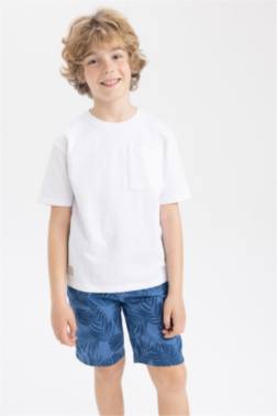 BOY OVERSİZE FİT CREW NECK SHORT SLEEVE T-SHİRT